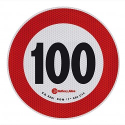 ΣΗΜΑ ΤΑΧΥΤΗΤΑΣ ΧΙΛΙΟΜΕΤΡΩΝ 100km/h ΑΥΤΟΚΟΛΛΗΤΟ ΣΗΜΑ ΤΑΧΥΤΗΤΑΣ ΧΙΛΙΟΜΕΤΡΩΝ 100km/h ΑΥΤΟΚΟΛΛΗΤΟ