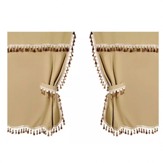 ΚΟΥΡΤΙΝΕΣ ΝΤΑΛΙΚΑΣ OSCURA ΜΠΕΖ 270x110cm 2ΤΕΜ.