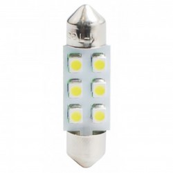 ΛΑΜΠΑΚΙΑ ΠΛΑΦΟΝΙΕΡΑΣ C5W/C10W 12V 0,48W SV8,5 36mm LED 6xSMD3528 ΜΠΛΕ BLISTER 2ΤΕΜ. M-TECH ΛΑΜΠΑΚΙΑ ΠΛΑΦΟΝΙΕΡΑΣ C5W/C10W 12V 0,48W SV8,5 36mm LED 6xSMD3528 ΜΠΛΕ BLISTER 2ΤΕΜ. M-TECH