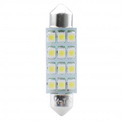 ΛΑΜΠΑΚΙΑ ΠΛΑΦΟΝΙΕΡΑΣ C5W/C10W 12V SV8.5 41mm 1,5W 12xSMD2835 LED OSRAM ΜΠΛΕ  BLISTER 2ΤΕΜ. M-TECH ΛΑΜΠΑΚΙΑ ΠΛΑΦΟΝΙΕΡΑΣ C5W/C10W 12V SV8.5 41mm 1,5W 12xSMD2835 LED OSRAM ΜΠΛΕ  BLISTER 2ΤΕΜ. M-TECH