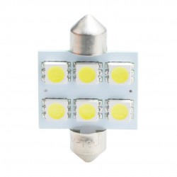 ΛΑΜΠΑΚΙΑ ΠΛΑΦΟΝΙΕΡΑΣ C5W/C10W 12V 1,44W SV8,5 36mm PREMIUM LED 6xSMD5050 ΛΕΥΚΟ BLISTER 2ΤΕΜ. M-TECH ΛΑΜΠΑΚΙΑ ΠΛΑΦΟΝΙΕΡΑΣ C5W/C10W 12V 1,44W SV8,5 36mm PREMIUM LED 6xSMD5050 ΛΕΥΚΟ BLISTER 2ΤΕΜ. M-TECH
