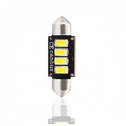 ΛΑΜΠΑΚΙΑ ΠΛΑΦΟΝΙΕΡΑΣ C5W/C10W 12V 2W SV8,5 36mm CAN-BUS+RADIATOR LED 4xSMD5730 ΛΕΥΚΟ BLISTER 1τεμ ΛΑΜΠΑΚΙΑ ΠΛΑΦΟΝΙΕΡΑΣ C5W/C10W 12V 2W SV8,5 36mm CAN-BUS+RADIATOR LED 4xSMD5730 ΛΕΥΚΟ BLISTER 1τεμ