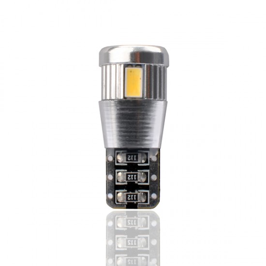 T10 W5W 12V W2,1x9,5d LED 6xSMD5730 ΛΕΥΚΟ (ΚΑΡΦΩΤΟ CAN-BUS) 2ΤΕΜ. M-TECH