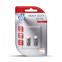 T10 W5W 24V W1,2x9,5d OSRAM LED 1xSMD2835 ΛΕΥΚΟ (ΚΑΡΦΩΤΟ ΑΚΑΛΥΚΟ) HEAVY DUTY BLISTER 2ΤΕΜ. M-TECH T10 W5W 24V W1,2x9,5d OSRAM LED 1xSMD2835 ΛΕΥΚΟ (ΚΑΡΦΩΤΟ ΑΚΑΛΥΚΟ) HEAVY DUTY BLISTER 2ΤΕΜ. M-TECH