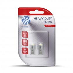 T10 W5W 24V W1,2x9,5d LED 1xHP ΛΕΥΚΟ ΔΙΑΘΛΑΣΗ (ΚΑΡΦΩΤΟ ΑΚΑΛΥΚΟ) BLISTER 2ΤΕΜ. M-TECH T10 W5W 24V W1,2x9,5d LED 1xHP ΛΕΥΚΟ ΔΙΑΘΛΑΣΗ (ΚΑΡΦΩΤΟ ΑΚΑΛΥΚΟ) BLISTER 2ΤΕΜ. M-TECH