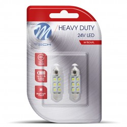 ΛΑΜΠΑΚΙΑ ΠΛΑΦΟΝΙΕΡΑΣ C5W 24V 0,24W SV8,5 36mm LED 6xSMD3528 ΜΠΛΕ BLISTER 2ΤΕΜ. M-TECH ΛΑΜΠΑΚΙΑ ΠΛΑΦΟΝΙΕΡΑΣ C5W 24V 0,24W SV8,5 36mm LED 6xSMD3528 ΜΠΛΕ BLISTER 2ΤΕΜ. M-TECH