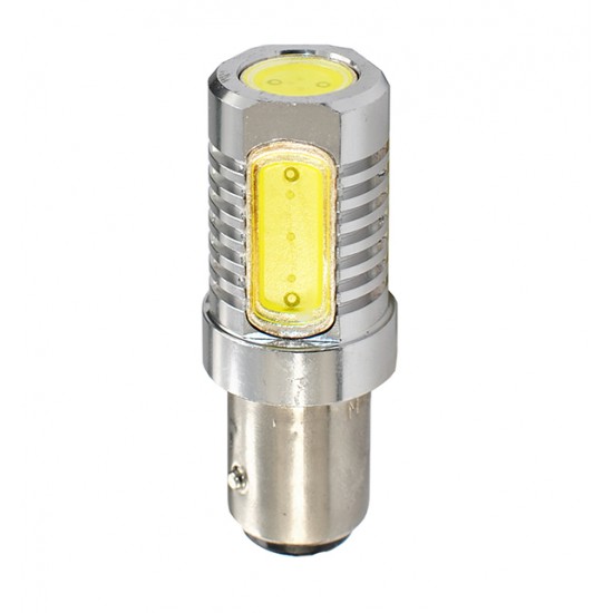P21/5W 12V BAY15d LED 4xHP 1,5W PREMIUM ΛΕΥΚΟ (ΔΙΠΟΛΙΚΟ) BLISTER 1 ΤΕΜ.