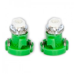 ΛΑΜΠΑΚΙΑ LED T3 12V 1xSMD LED 6.000K ΠΡΑΣΙΝΟ ΦΩΣ 8mm DGA - 2ΤΕΜ. ΛΑΜΠΑΚΙΑ LED T3 12V 1xSMD LED 6.000K ΠΡΑΣΙΝΟ ΦΩΣ 8mm DGA - 2ΤΕΜ.