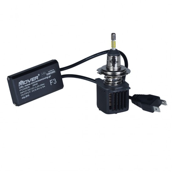 H7 12V 2x26W 6500K 5200lm 12 LED KIT ΣΕΙΡΑ F3 SAMSUNG ΜΕ ΨΥΚΤΡΑ ΚΑΙ ΥΓΡΟ ΚΛΕΙΣΤΟΥ ΚΥΚΛΩΜΑΤΟΣ - 2 ΤΕΜ. H7 12V 2x26W 6500K 5200lm 12 LED KIT ΣΕΙΡΑ F3 SAMSUNG ΜΕ ΨΥΚΤΡΑ ΚΑΙ ΥΓΡΟ ΚΛΕΙΣΤΟΥ ΚΥΚΛΩΜΑΤΟΣ - 2 ΤΕΜ.