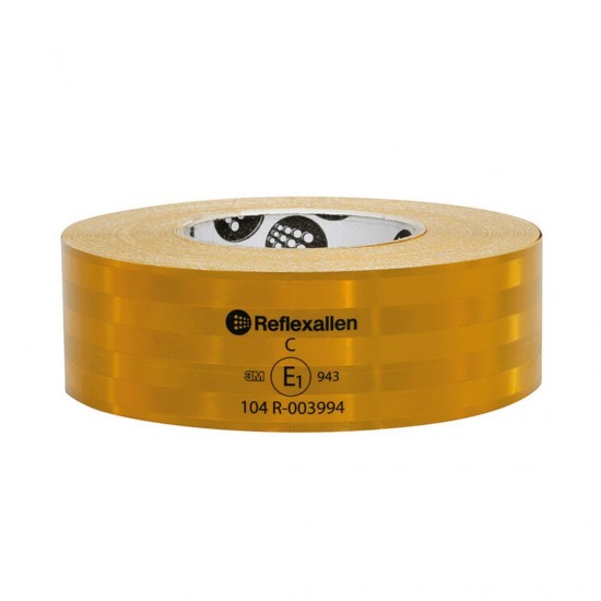 ΤΑΙΝΙΑ ΑΝΑΚΛΑΣΤΙΚΗ ΚΙΤΡΙΝΗ ΑΥΤΟΚΟΛΛΗΤΗ REFLEXALLEN VALUE VERSION 50mmX50m ΤΑΙΝΙΑ ΑΝΑΚΛΑΣΤΙΚΗ ΚΙΤΡΙΝΗ ΑΥΤΟΚΟΛΛΗΤΗ REFLEXALLEN VALUE VERSION 50mmX50m