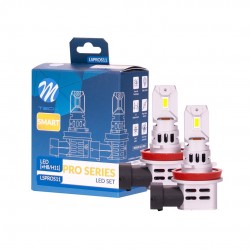 ΛΑΜΠΕΣ H11 12V 2x 21W max6.000K 4600lm PRO SMART SERIES LED  M-TECH - 2 τεμ. ΛΑΜΠΕΣ H11 12V 2x 21W max6.000K 4600lm PRO SMART SERIES LED  M-TECH - 2 τεμ.
