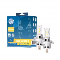 ΛΑΜΠEΣ LED H4 12V 4.000K 52W 4.300lm LED CANBUS CSP5730 PRO SMART SERIES  M-TECH - 2 ΤΕΜ. ΛΑΜΠEΣ LED H4 12V 4.000K 52W 4.300lm LED CANBUS CSP5730 PRO SMART SERIES  M-TECH - 2 ΤΕΜ.