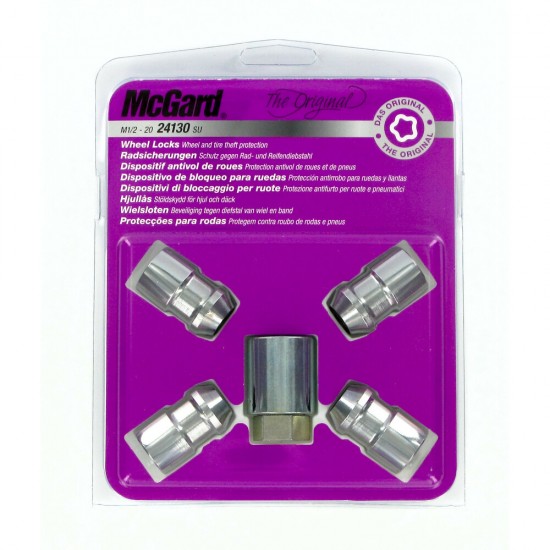 Lampa - Παξιμάδια Ασφαλείας 1/2x20 Κωνικά Τύπου F040 Μήκος 37.0mm Κατασκευασμένα από Ανθεκτικό Υλικό για Μέγιστη Αντοχή – 1 σετ 21 τεμ. (L.MG24130SU)