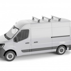 MENABO Πλήρες Σετ με Δύο (2) Μπάρες Οροφής Αλουμινίου Airdyn και Άκρα Τοποθέτησης για Citroen Berlingo III 2018> Επαγγελματικό Όχημα - 2 τεμ. (2x10320/MB+2x13560/MB)