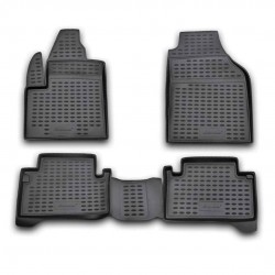 ΜΑΡΚΕ ΠΑΤΑΚΙΑ ΣΕ ΣΚΑΦΗ TPE ΛΑΣΤΙΧΟ ΓΙΑ FORD TRANSIT CONNECT 06/2002-2014  ΣΕ ΑΝΘΡΑΚΙ ΣΚΟΥΡΟ ΓΚΡΙ ΧΡΩΜΑ NOVLINE - 4 ΤΕΜ.