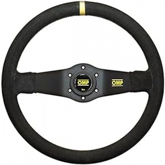 ΤΙΜΟΝΙ RALLY ΔΙΛΑΜΟ ΜΕ SUEDE ΜΑΥΡΟ OMP - 1 TEM.