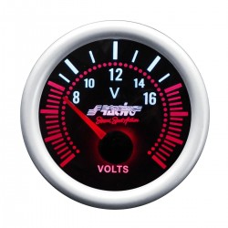 ΒΟΛΤΟΜΕΤΡΟ 52mm 2 INCH ΜΑΥΡΟ ΜΕ ΚΟΚΚΙΝΟ ΦΩΤΙΣΜΟ ΒΟΛΤΟΜΕΤΡΟ 52mm 2 INCH ΜΑΥΡΟ ΜΕ ΚΟΚΚΙΝΟ ΦΩΤΙΣΜΟ