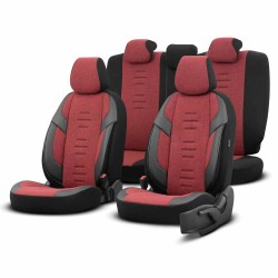 ΚΑΛΥΜΜΑΤΑ ΚΑΘΙΣΜΑΤΩΝ OTOM  THRONE 103 RED ΜΑΥΡΟ/ΓΚΡΙ/ΚΟΚΚΙΝΟ ΛΙΝΟ & ΔΕΡΜΑΤΙΝΗ SET ΑΜΙΟ - 1 σετ. ΚΑΛΥΜΜΑΤΑ ΚΑΘΙΣΜΑΤΩΝ OTOM  THRONE 103 RED ΜΑΥΡΟ/ΓΚΡΙ/ΚΟΚΚΙΝΟ ΛΙΝΟ & ΔΕΡΜΑΤΙΝΗ SET ΑΜΙΟ - 1 σετ.