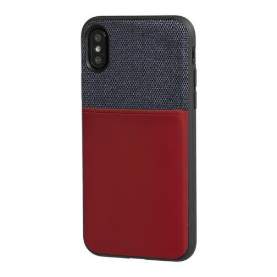 APPLE iPHONE X ΘΗΚΗ ΚΙΝΗΤΟΥ DUO POCKET ΜΠΛΕ-ΜΠΟΡΝΤΩ ΜΑΓΝΗΤΙΚΗ SILVER LINE APPLE iPHONE X ΘΗΚΗ ΚΙΝΗΤΟΥ DUO POCKET ΜΠΛΕ-ΜΠΟΡΝΤΩ ΜΑΓΝΗΤΙΚΗ SILVER LINE