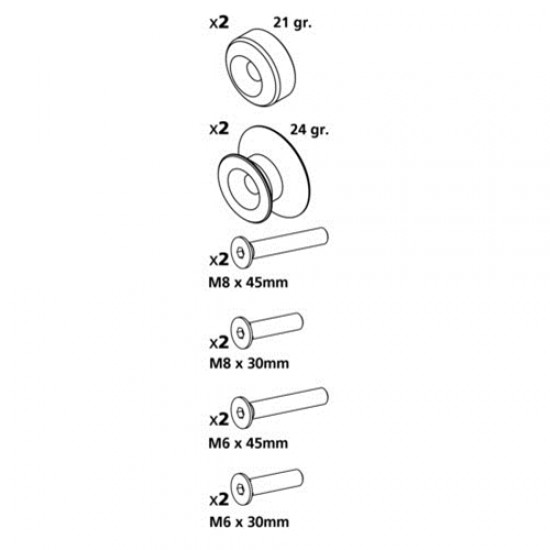 ΒΙΔΕΣ ΣΤΗΡΙΞΗΣ ΠΕΤΑΛΟΥ 6/8mm ΧΡΥΣΟ ΒΙΔΕΣ ΣΤΗΡΙΞΗΣ ΠΕΤΑΛΟΥ 6/8mm ΧΡΥΣΟ
