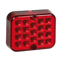 ΠΙΣΩ ΦΑΝΑΡΙ ΟΜΙΧΛΗΣ 12/24V (ΚΟΚΚΙΝΟ - 19 LED - 81 Χ 100mm) - 1 ΤΕΜ. ΠΙΣΩ ΦΑΝΑΡΙ ΟΜΙΧΛΗΣ 12/24V (ΚΟΚΚΙΝΟ - 19 LED - 81 Χ 100mm) - 1 ΤΕΜ.