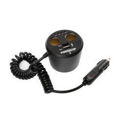 ΑΝΤΑΠΤΟΡΑΣ ΑΝΑΠΤΗΡΑ POWERCUP 2 12V + 2USB + TESTER ΜΠΑΤΑΡΙΑΣ ΑΝΤΑΠΤΟΡΑΣ ΑΝΑΠΤΗΡΑ POWERCUP 2 12V + 2USB + TESTER ΜΠΑΤΑΡΙΑΣ