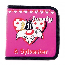 ΤΕΤΡΑΓΩΝΗ ΘΗΚΗ ΓΙΑ 24CDs TWEETY HEART ΤΕΤΡΑΓΩΝΗ ΘΗΚΗ ΓΙΑ 24CDs TWEETY HEART