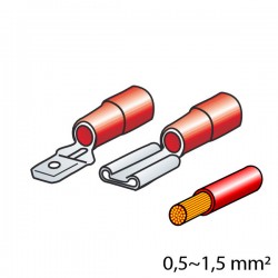 ΦΙΣΑΚΙΑ 6.3 x 0.8mm (40τμχ.) ΦΙΣΑΚΙΑ 6.3 x 0.8mm (40τμχ.)