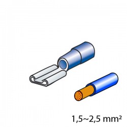 ΦΙΣΑΚΙΑ 6.3 x 0.8mm (10τμχ) ΦΙΣΑΚΙΑ 6.3 x 0.8mm (10τμχ)