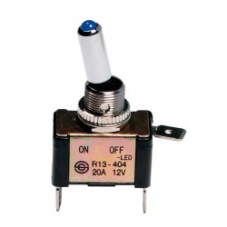 ΔΙΑΚΟΠΤΗΣ ΑΕΡΟΠΟΡΙΚΟΥ ΤΥΠΟΥ 2 ΘΕΣΕΩΝ 12,2mm 12V 20A ΜΕ LED ΜΠΛΕ ΔΙΑΚΟΠΤΗΣ ΑΕΡΟΠΟΡΙΚΟΥ ΤΥΠΟΥ 2 ΘΕΣΕΩΝ 12,2mm 12V 20A ΜΕ LED ΜΠΛΕ