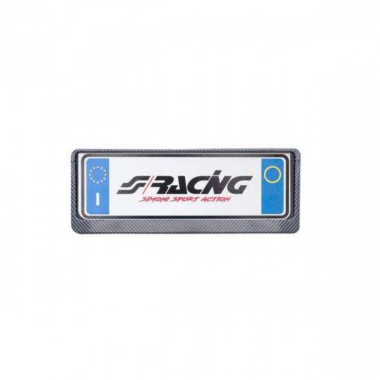 ΠΛΑΙΣΙΟ ΠΙΝΑΚΙΔΑΣ CARBON LOOK ΕΜΠΡΟΣ SIMONI RACING 37 x 13 cm - 1 TEM. ΠΛΑΙΣΙΟ ΠΙΝΑΚΙΔΑΣ CARBON LOOK ΕΜΠΡΟΣ SIMONI RACING 37 x 13 cm - 1 TEM.