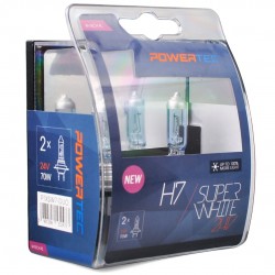 H7 24V 70W 3.450K PX26d POWERTECK SUPERWHITE BLISTER 2ΤΕΜ. M-TECH H7 24V 70W 3.450K PX26d POWERTECK SUPERWHITE BLISTER 2ΤΕΜ. M-TECH