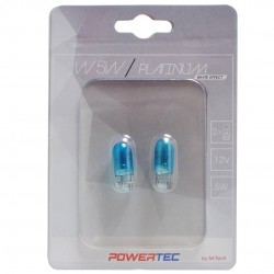 T10 W5W 12V 5W W2.1x9.5d 130% POWERTEC PLATINUM 2ΤΕΜ. M-TECH T10 W5W 12V 5W W2.1x9.5d 130% POWERTEC PLATINUM 2ΤΕΜ. M-TECH