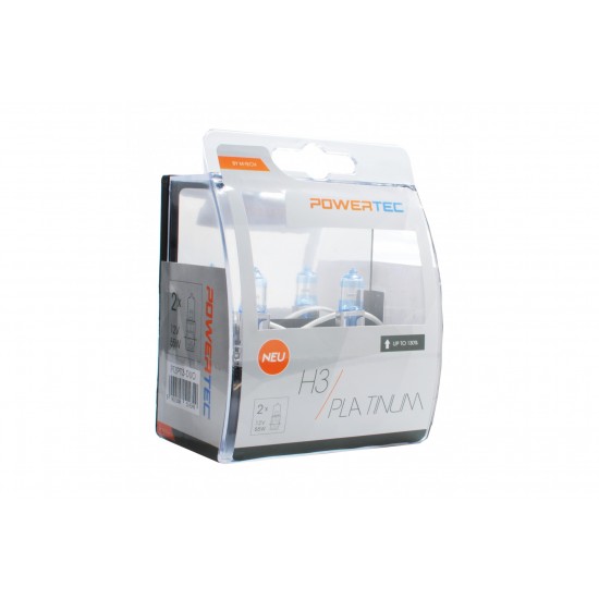 H3 12V 55W 3.250K +130% PK22s POWERTECK PLATINUM 2ΤΕΜ. M-TECH