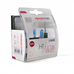 H1 12V 55W P14,5s POWERTEC ULTRA WHITE 2ΤΕΜ. M-TECH H1 12V 55W P14,5s POWERTEC ULTRA WHITE 2ΤΕΜ. M-TECH