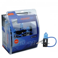 H3 12V 55W PK22s 5.000K POWERTEC XENON BLUE 2ΤΕΜ. M-TECH H3 12V 55W PK22s 5.000K POWERTEC XENON BLUE 2ΤΕΜ. M-TECH