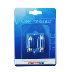 ΛΑΜΠΑΚΙΑ ΠΛΑΦΟΝΙΕΡΑΣ C5W 12V 5W SV8,5-8 11x36mm POWERTEC XENON BLUE 2ΤΕΜ. ΛΑΜΠΑΚΙΑ ΠΛΑΦΟΝΙΕΡΑΣ C5W 12V 5W SV8,5-8 11x36mm POWERTEC XENON BLUE 2ΤΕΜ.