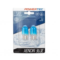 W21/5W (T20) 12V POWERTEC XENON BLUE M-TECH - 2 τεμ. W21/5W (T20) 12V POWERTEC XENON BLUE M-TECH - 2 τεμ.