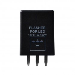LED FLASHER (ΦΛΑΣΙΕΡΑ) 12V 0,1-150W 4 ΕΠΑΦΩΝ (L+-)  mTECH - 1 Τεμ. LED FLASHER (ΦΛΑΣΙΕΡΑ) 12V 0,1-150W 4 ΕΠΑΦΩΝ (L+-)  mTECH - 1 Τεμ.