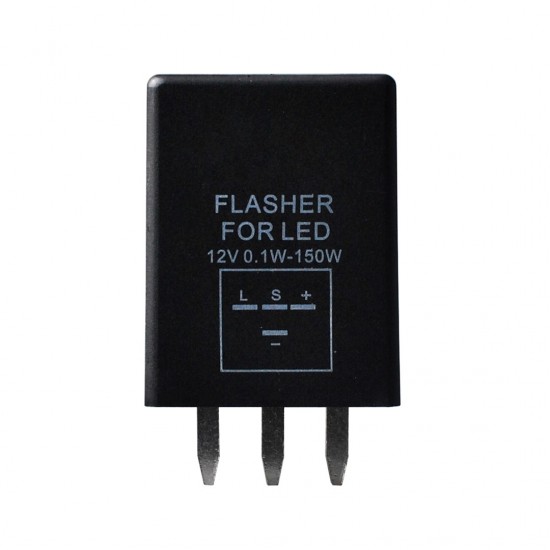 LED FLASHER (ΦΛΑΣΙΕΡΑ) 12V 0,1-150W 4 ΕΠΑΦΩΝ (L+-)  mTECH - 1 Τεμ. LED FLASHER (ΦΛΑΣΙΕΡΑ) 12V 0,1-150W 4 ΕΠΑΦΩΝ (L+-)  mTECH - 1 Τεμ.