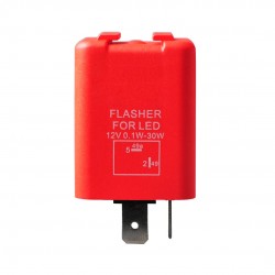 LED FLASHER (ΦΛΑΣΙΕΡΑ) 2 ΕΠΑΦΩΝ (L+-) 30x30x30mm M-TECH - 1ΤΕΜ. LED FLASHER (ΦΛΑΣΙΕΡΑ) 2 ΕΠΑΦΩΝ (L+-) 30x30x30mm M-TECH - 1ΤΕΜ.