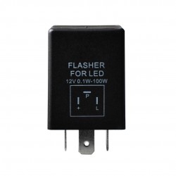 LED FLASHER (ΦΛΑΣΙΕΡΑ) 3 ΕΠΑΦΩΝ (L+-) 30x30x30mm M-TECH - 1ΤΕΜ. LED FLASHER (ΦΛΑΣΙΕΡΑ) 3 ΕΠΑΦΩΝ (L+-) 30x30x30mm M-TECH - 1ΤΕΜ.
