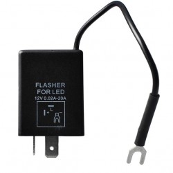 LED FLASHER (ΦΛΑΣΙΕΡΑ) 8 ΕΠΑΦΩΝ (L+-) 30x30x30mm  M-TECH - 1ΤΕΜ. LED FLASHER (ΦΛΑΣΙΕΡΑ) 8 ΕΠΑΦΩΝ (L+-) 30x30x30mm  M-TECH - 1ΤΕΜ.
