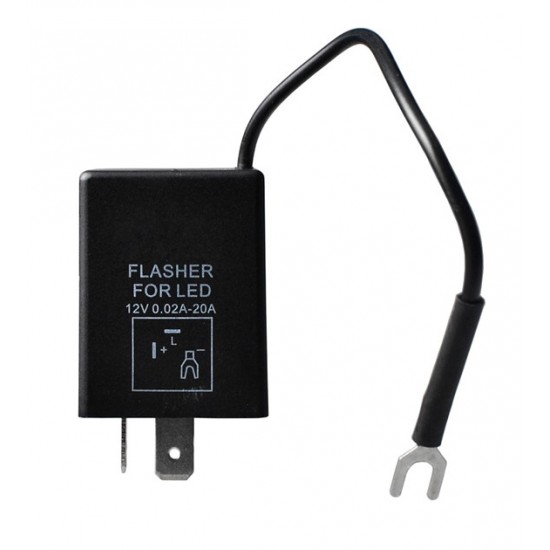 LED FLASHER (ΦΛΑΣΙΕΡΑ) 8 ΕΠΑΦΩΝ (L+-) 30x30x30mm  M-TECH - 1ΤΕΜ. LED FLASHER (ΦΛΑΣΙΕΡΑ) 8 ΕΠΑΦΩΝ (L+-) 30x30x30mm  M-TECH - 1ΤΕΜ.
