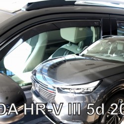 ΑΝΕΜΟΘΡΑΥΣΤΕΣ ΓΙΑ HONDA HR-V 5D 2021+ ΣΕΤ ΑΥΤΟΚΙΝΗΤΟΥ ΑΠΟ ΕΥΚΑΜΠΤΟ ΦΙΜΕ ΠΛΑΣΤΙΚΟ HEKO - 4 ΤΕΜ.