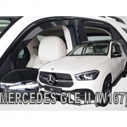 ΑΝΕΜΟΘΡΑΥΣΤΕΣ ΓΙΑ MERCEDES GLE W167 5D 2019+ ΣΕΤ ΑΥΤΟΚΙΝΗΤΟΥ ΑΠΟ ΕΥΚΑΜΠΤΟ ΦΙΜΕ ΠΛΑΣΤΙΚΟ HEKO - 4 ΤΕΜ.