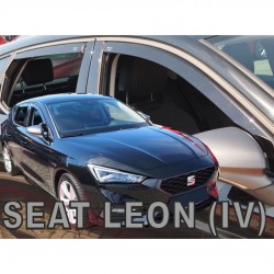 ΑΝΕΜΟΘΡΑΥΣΤΕΣ ΓΙΑ SEAT LEON 5D 2020+ ΣΕΤ ΑΥΤΟΚΙΝΗΤΟΥ ΑΠΟ ΕΥΚΑΜΠΤΟ ΦΙΜΕ ΠΛΑΣΤΙΚΟ HEKO - 4 ΤΕΜ.