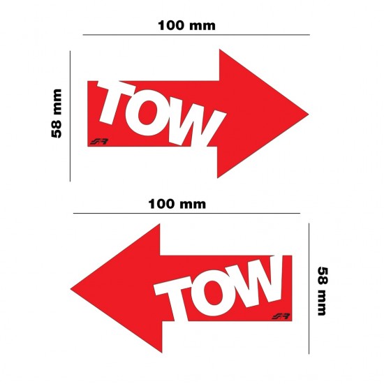 ΑΥΤΟΚΟΛΛΗΤΟ TOW ΚΟΚΚΙΝΟ 100x58mm SIMONI RACING - 2 ΤΕΜ. ΑΥΤΟΚΟΛΛΗΤΟ TOW ΚΟΚΚΙΝΟ 100x58mm SIMONI RACING - 2 ΤΕΜ.