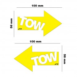 ΑΥΤΟΚΟΛΛΗΤΟ TOW ΚΙΤΡΙΝΟ 100x58mm SIMONI RACING - 2 ΤΕΜ. ΑΥΤΟΚΟΛΛΗΤΟ TOW ΚΙΤΡΙΝΟ 100x58mm SIMONI RACING - 2 ΤΕΜ.