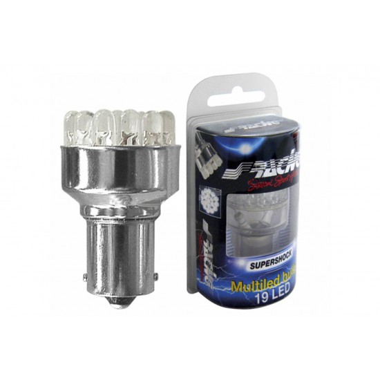 BA15s ΛΑΜΠΑ ΜΕ 19LED ΚΟΚΚΙΝΟ SIMONI RACING - 1 TEM. BA15s ΛΑΜΠΑ ΜΕ 19LED ΚΟΚΚΙΝΟ SIMONI RACING - 1 TEM.